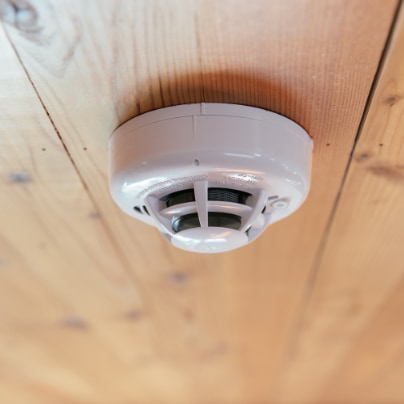 Flint vivint connected fire alarm